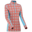 Maglietta sportiva da donna Kari Traa Rose Half Zip blu/arancio Apple