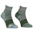 Calzini da uomo Ortovox Alpine Quarter Socks M verde Dark Pacific