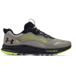 Scarpe da corsa da uomo Under Armour Charged Bandit TR 2 grigio chiaro Concrete/Black/HighVisYellow