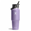 Borraccia termica Hydro Flask Wide Flex Straw Travel Bottle 32 Oz nero/viola MOONSHADOW