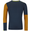 Maglietta funzionale da uomo Ortovox 185 Rock'N'Wool Long Sleeve M blu scuro Deep Ocean