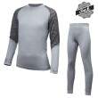 Set sportivo per bambini Sensor Merino Impress Set grigio Šedá/Maori