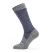 Calzini impermeabili SealSkinz WP All Weather Mid Length blu/grigio NavyBlue/GrayMarl