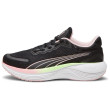 Scarpe da corsa Puma Scend Pro nero/rosa Frosty Pink-Speed Green- White