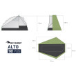 Tenda ultraleggera Sea to Summit Alto TR1 Plus