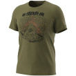 Maglietta da uomo Dynafit 24/7 Artist Series Cotton T-Shirt Men verde Green