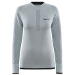 Maglietta sportiva da donna Craft Adv Warm Intensity Ls grigio/bianco Ice-Black