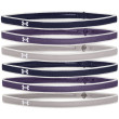 Fascia Under Armour Mini Headbands blu/grigio Midnight Navy/Twilight Purple/Gray Wolf