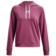 Felpa da donna Under Armour Rival Terry Hoodie rosa Pace Pink/White