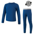 Intimo sportivo per bambini Sensor Merino Air Set triko+spodky blu scuro dark blu