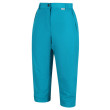 Pantaloni a 3/4 da donna Regatta Chaska Capri II turchese Enamel