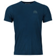 Maglietta da uomo Ortovox 120 Cool Tec Mtn Stripe Ts M blu scuro deep ocean