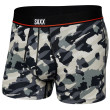 Boxer da uomo Saxx Non-Stop Stretch Cotton Trunk grigio/nero pop grunge camo-graphite