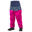 Pantaloni per bambini in pile Unuo Softshell vzor rosa