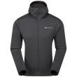 Felpa funzionale da uomo Montane Fury Lite Hoodie grigio MIDNIGHT GREY