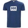 Maglietta da uomo Helly Hansen Hh Box T blu 606 Deep Fjord