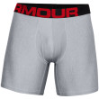 Boxer da uomo Under Armour Tech 6in 2 Pack grigio/rosso Mod Gray Light Heather / / Jet Gray Light Heather