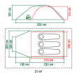 Tenda da trekking Coleman Pingora 3 BlackOut