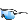 Occhiali sportivi Uvex Sportstyle 235 P nero/blu Black Mat / Mirror Blue
