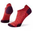 Calze Smartwool Run Zero Cushion Low Ankle rosso pomegranate