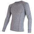 Maglietta funzionale da uomo Sensor Merino Wool Active dl.r. grigio Grey