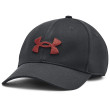 Berretto con visiera Under Armour UA Blitzing Adj nero/rosso Anthracite/CinnaRed