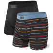 Boxer Saxx Ultra Boxer Brief Fly 2Pk mix1 Black/Paintroller