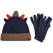 Cappello per bambini Dare 2b Brighten Hat & Glove blu/verde Agave Green/Moonlight Denim