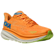 Scarpe da uomo Hoka M Clifton 9 arancione Solar Flare / Lettuce