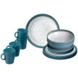 Set di stoviglie Brunner Tuscany Lunch Box bianco/blu