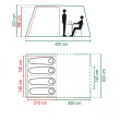 Tenda familiare Coleman Coastline 4 Deluxe