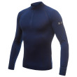 Maglietta funzionale da uomo Sensor Merino Active dl.rukáv blu scuro Deep Blue