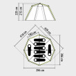 Tenda familiare Coleman Octagon 8