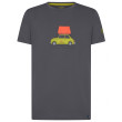 Maglietta da uomo La Sportiva Cinquecento T-Shirt M grigio Carbon/Kiwi
