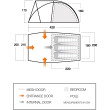 Tenda da trekking Vango Cosmos 300