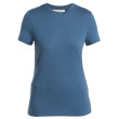 Maglietta sportiva da donna Icebreaker Women Merino 150 Tech Lite III SS Tee blu Dawn