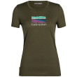 Maglietta da donna Icebreaker Women Tech Lite II SS Tee Trailhead verde loden