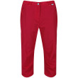 Pantaloni a 3/4 da donna Regatta Chaska Capri II rosso DarkCerise