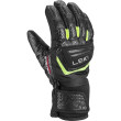 Guanti da sci Leki WCR Team 3D Junior nero/verde black-ice lemon