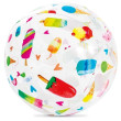 Palla gonfiabile Intex Lively Print Balls 59040NP bianco/rosso