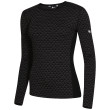 Maglietta sportiva da donna Zulu Merino 240 Long nero Black