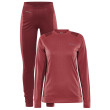 Set da donna Craft Core Dry Baselayer viola scuro/rosa Astro/Dk Astro