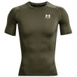 Maglietta funzionale da uomo Under Armour HG Armour Comp SS verde scuro MarineODGreen/White