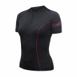 Maglia da ciclismo per donna Sensor Coolmax Entry nero True black