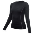 Maglietta sportiva da donna Sensor Merino Wool Active dl.r. nero Black