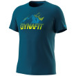 Maglietta funzionale da uomo Dynafit Transalper Graphic S/S Tee M blu Petrol