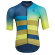 Maglia da ciclismo da uomo Silvini Mazzano 2023 blu/verde navy-lime