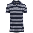 Maglietta da uomo Regatta Tempete blu Navy/WhitStr