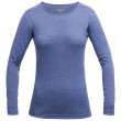 Maglietta da donna Devold Breeze Woman Shirt blu BluebellMelange