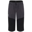 Pantaloni 3/4 per bambini Hannah Rumex Jr grigio/nero dark shadow/anthracite